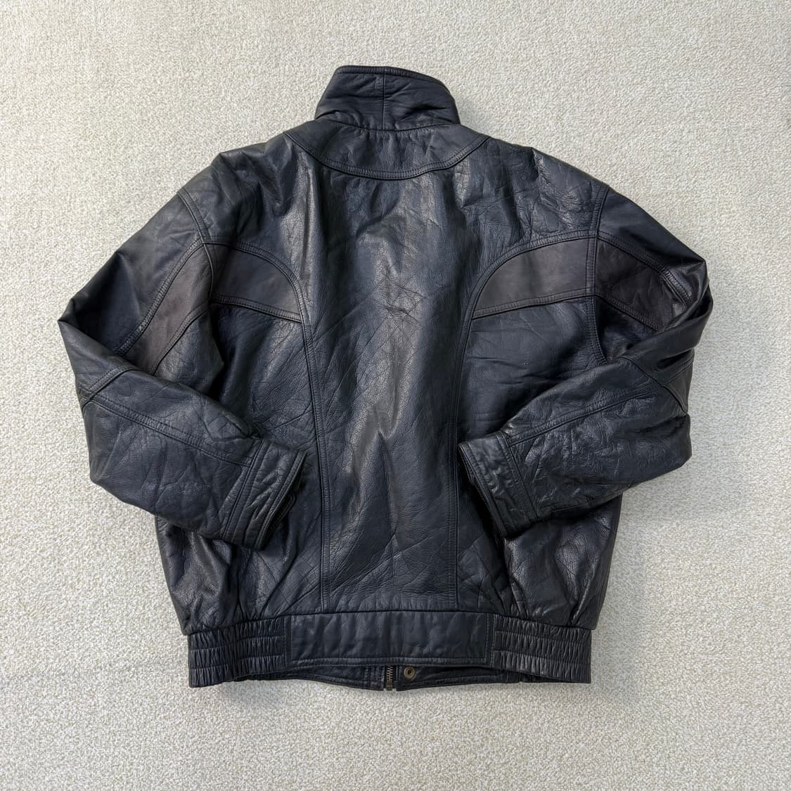 L FINE 빈티지 소가죽 레더 자켓 0122T1 상품이미지2