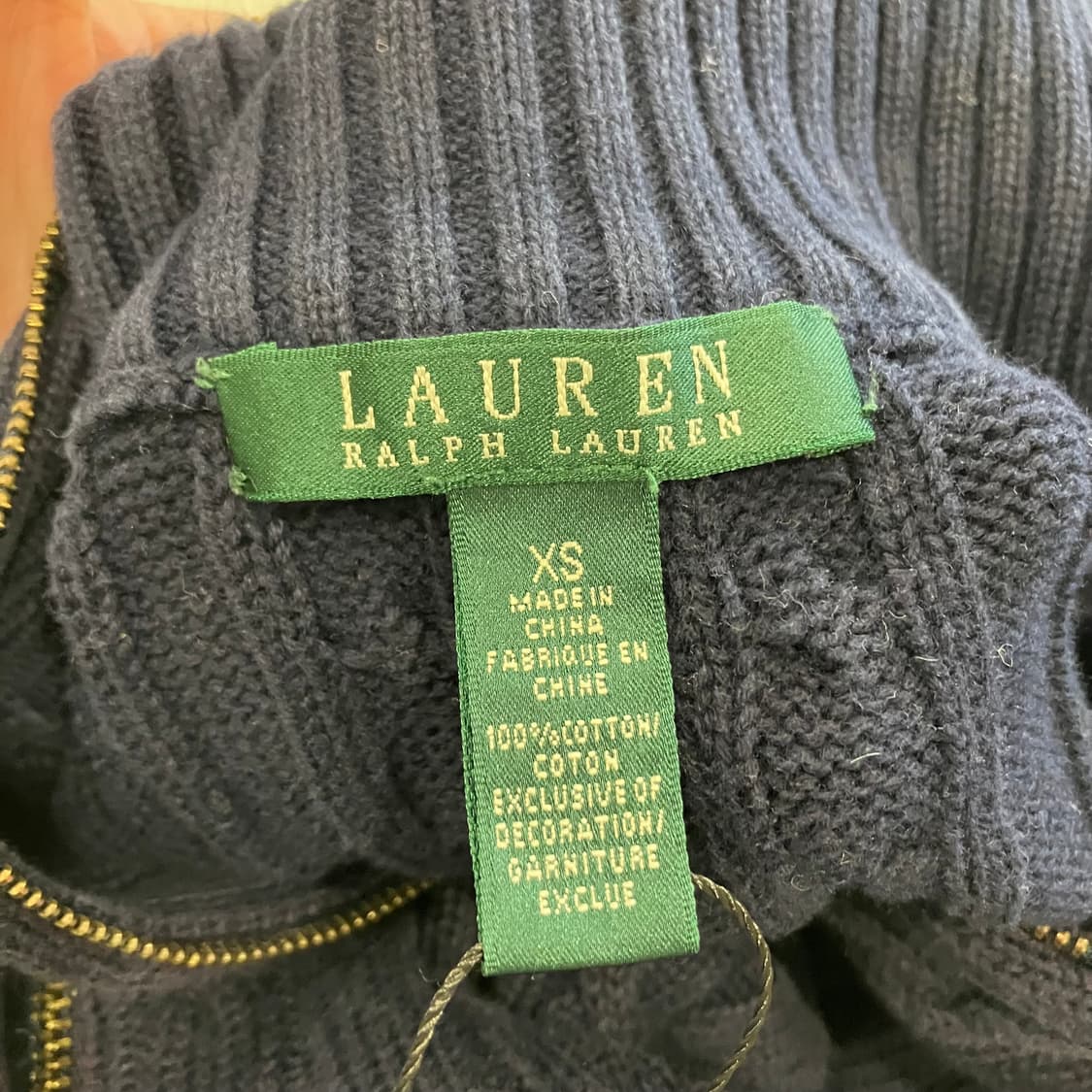 644 랄프로렌 폴로 꽈배기 니트 집업 상품이미지2