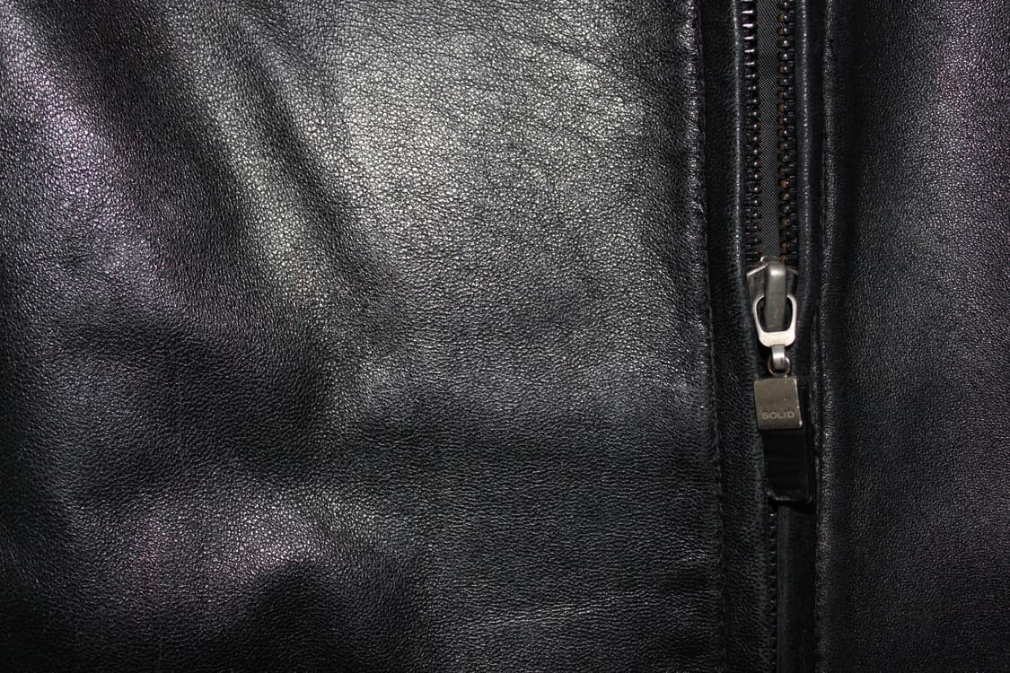 솔리드옴므 램스킨 싱글 레더 자켓  상품이미지3