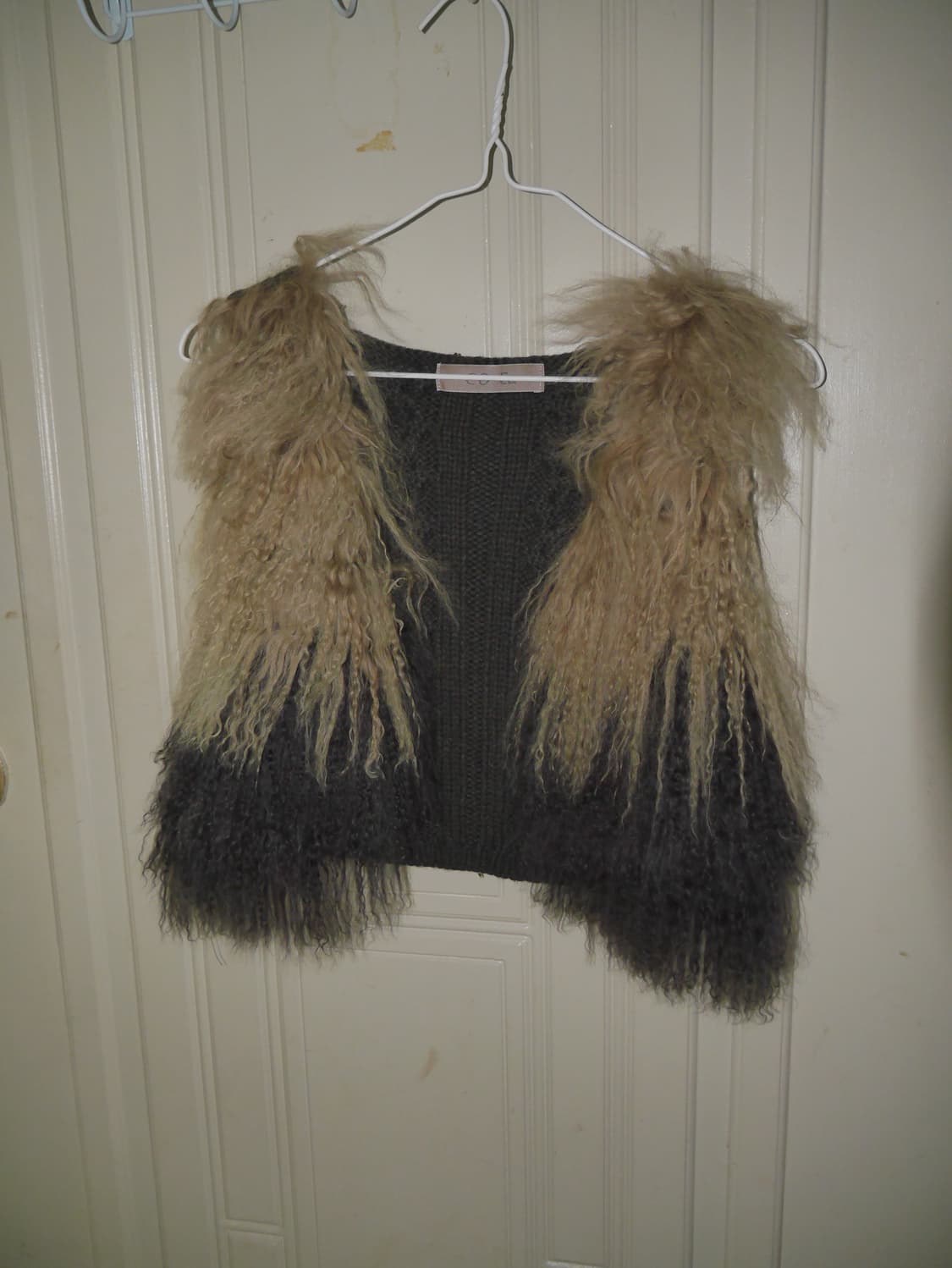 Fur crop vest 상품이미지3