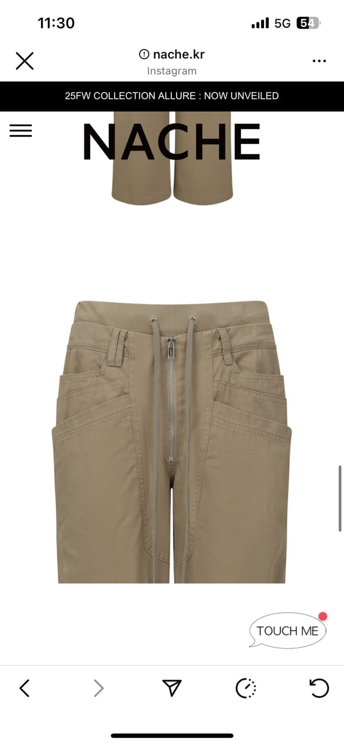 나체  OVERLAP PINTUCK PANTS (UNISEX) VINTA 상품이미지6