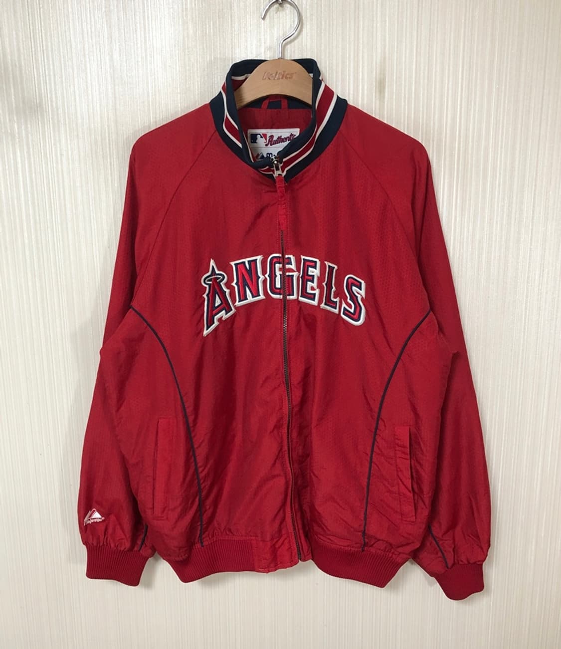 MLB 마제스틱 애너하임엔젤스 구형어센틱 프리미어자켓 주니어XL 상품이미지1