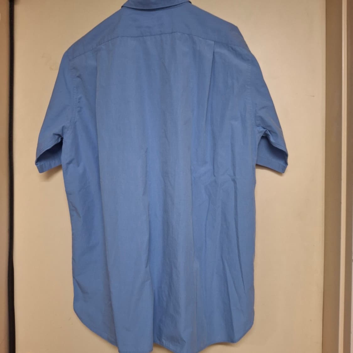 [M] 나나미카 윈드셔츠 반팔 숏슬리브 삭스 블루 nanamica 상품이미지4