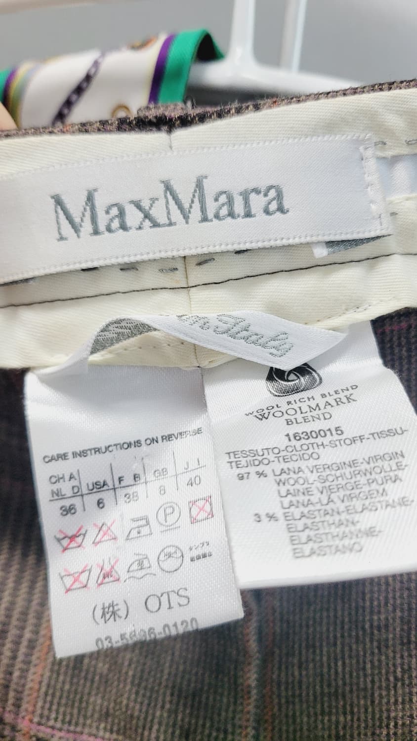 celeb 캐시미어 후드 롱 아우터. 막스마라 체크울팬츠 상품이미지5