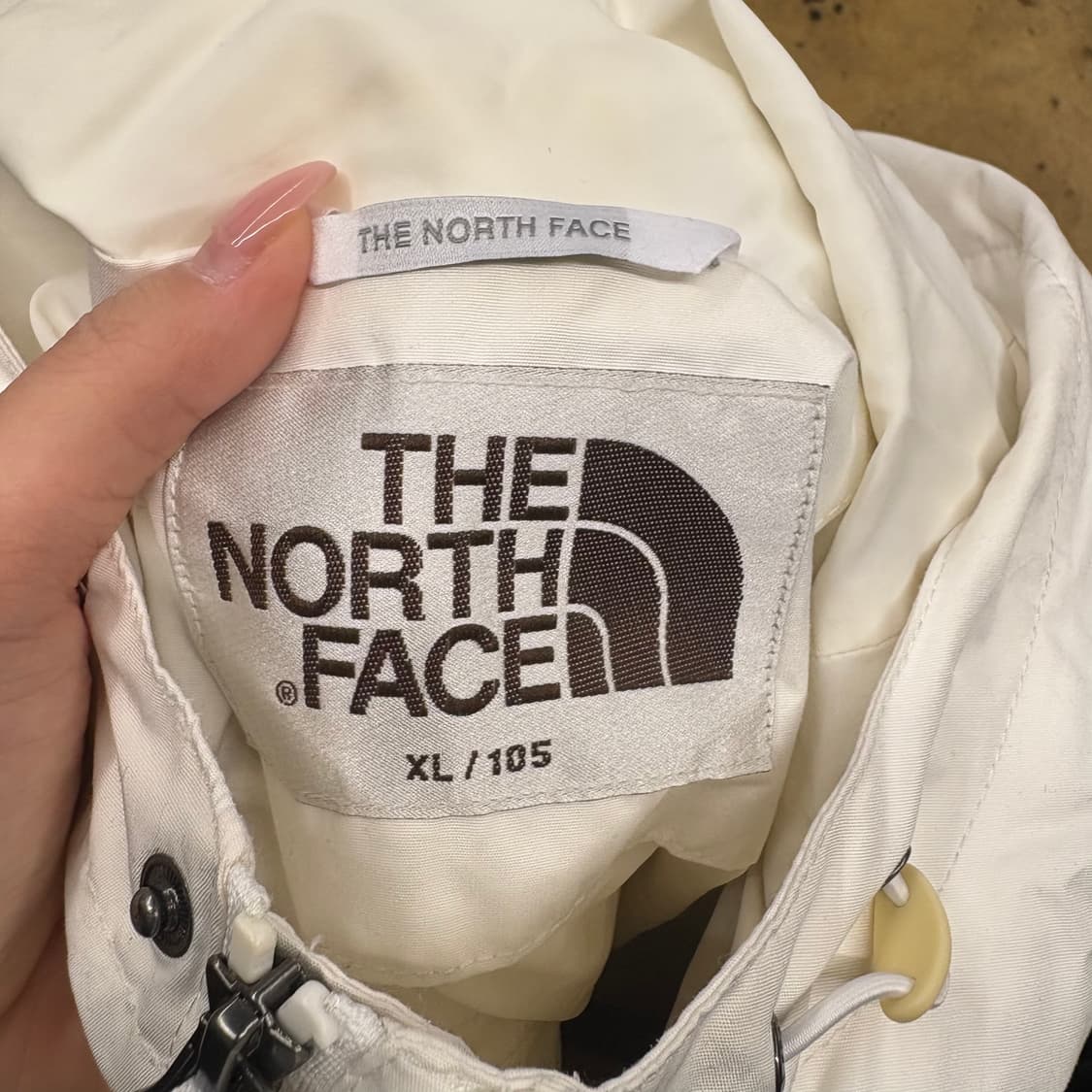 [정품/XL,105] 노스페이스 화이트라벨 배색 바람막이 자켓 b14 상품이미지5