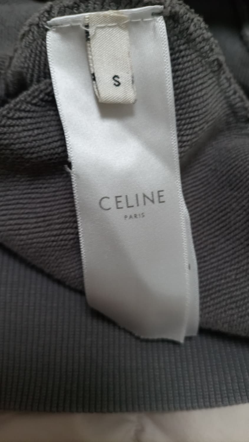 정품 셀린느 톤온톤 로고 루즈 후디 후드티 남여공용 상품이미지8