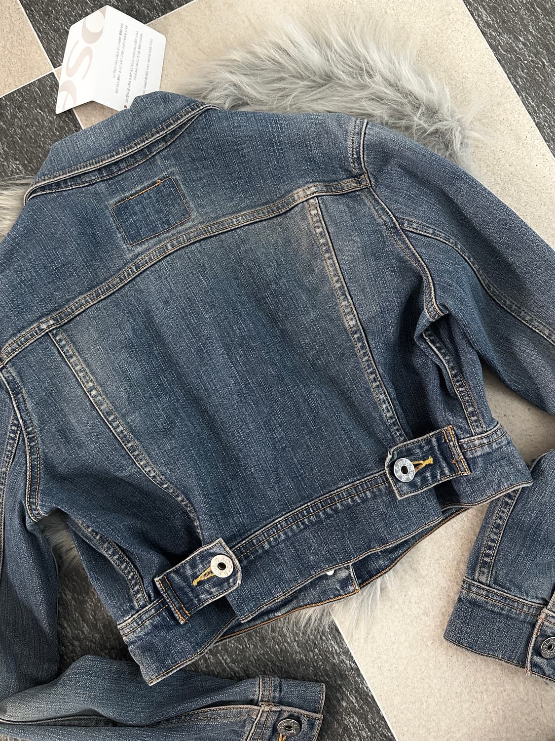 리바이스 00s 우먼 크롭 데님 자켓  상품이미지7