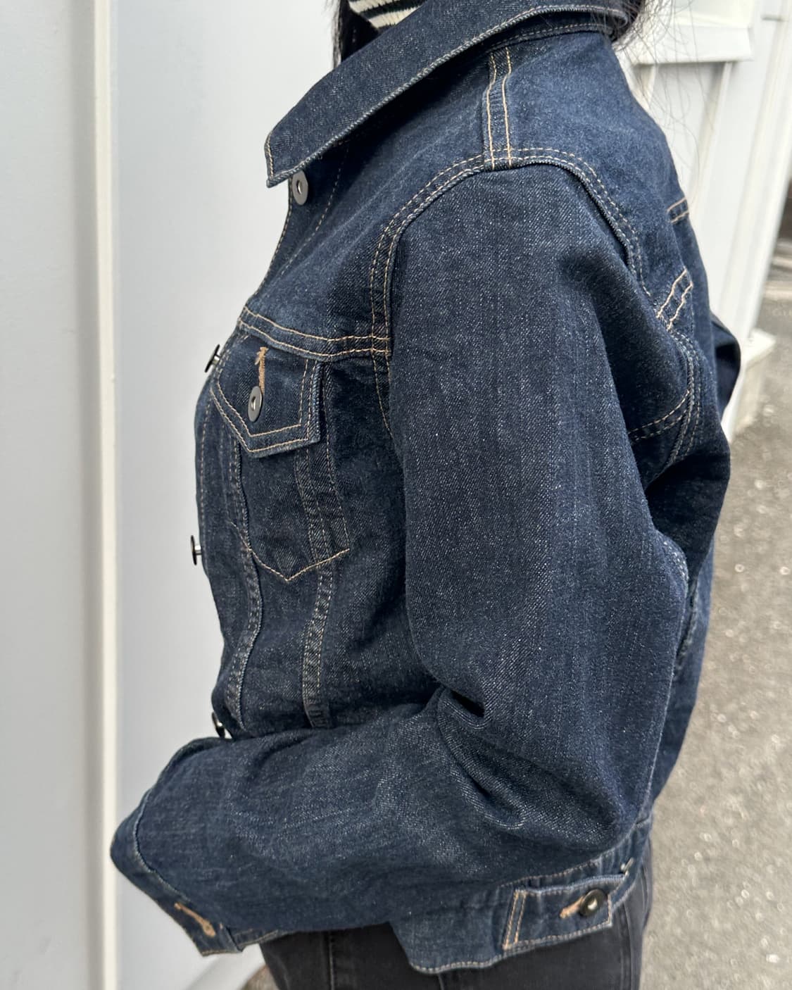 일본빈티지 유니클로 청자켓 상품이미지3