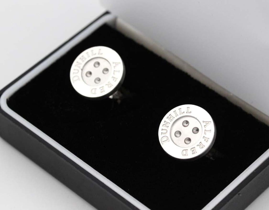 던힐 A-등급 은 실버925 남자 명품 커프스 빈티지 상품이미지1