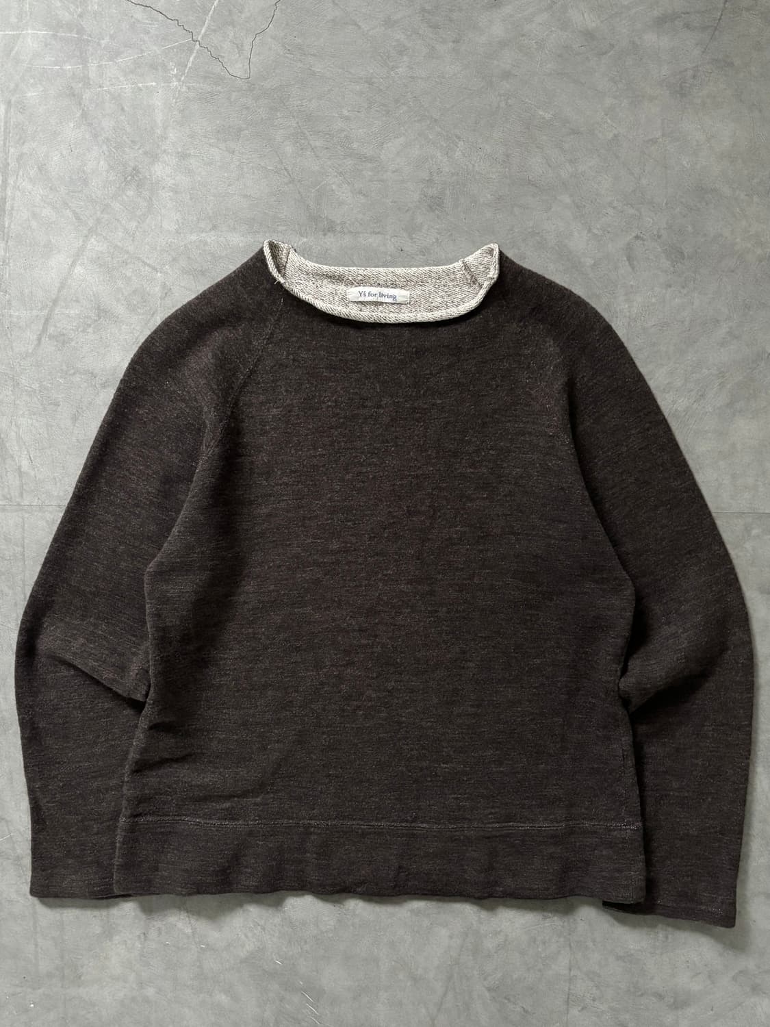 Y’s 요지야마모토 브라운 롱슬리브 상품이미지6