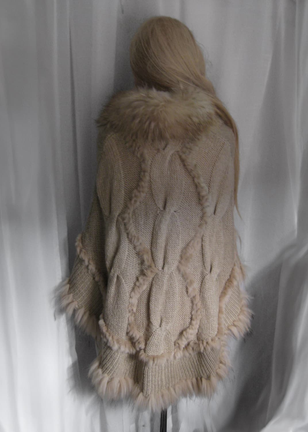 빈티지 리얼 퍼 케이프  상품이미지4