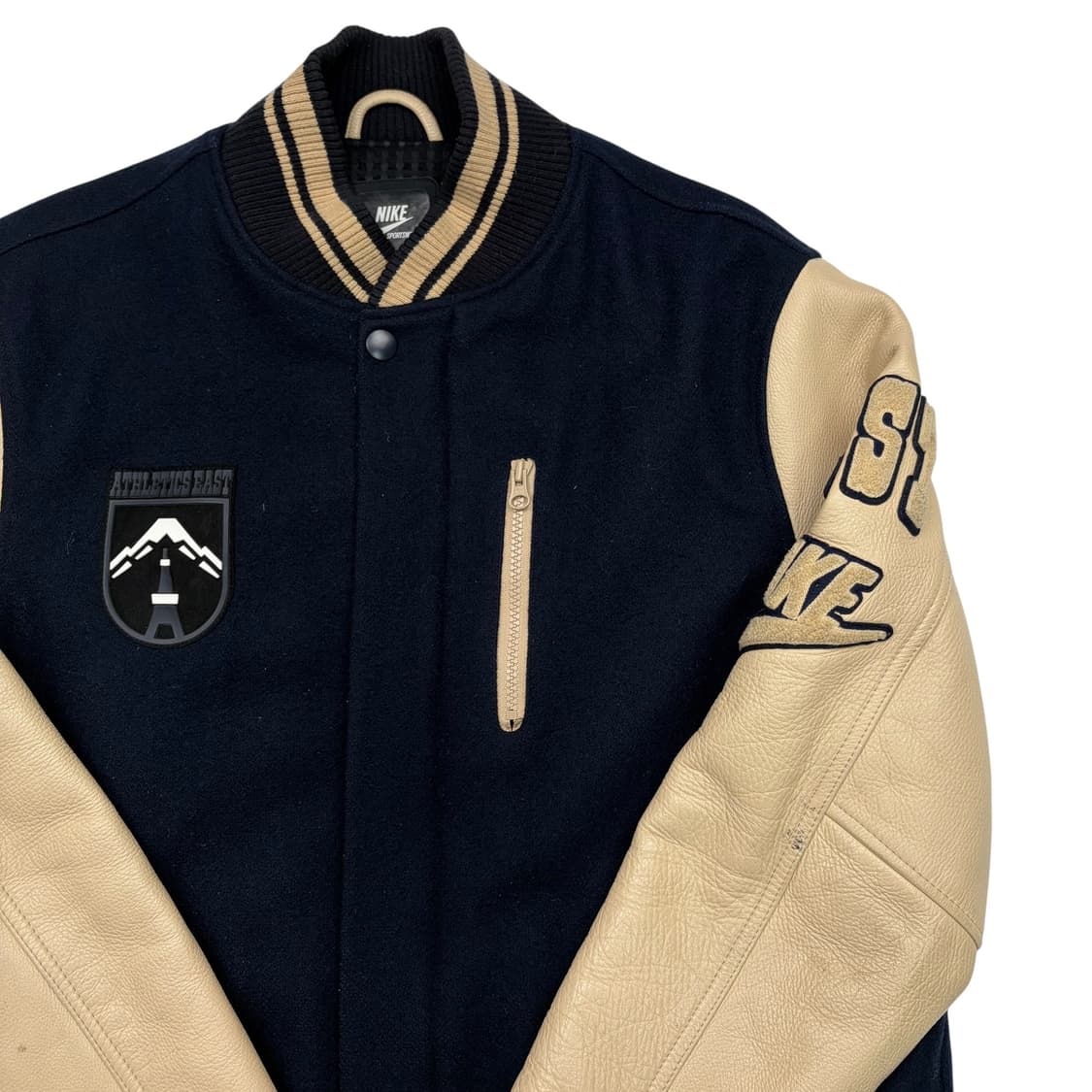 나이키 NSW 디스트로이어 레더 울 바시티 자켓 L 상품이미지2