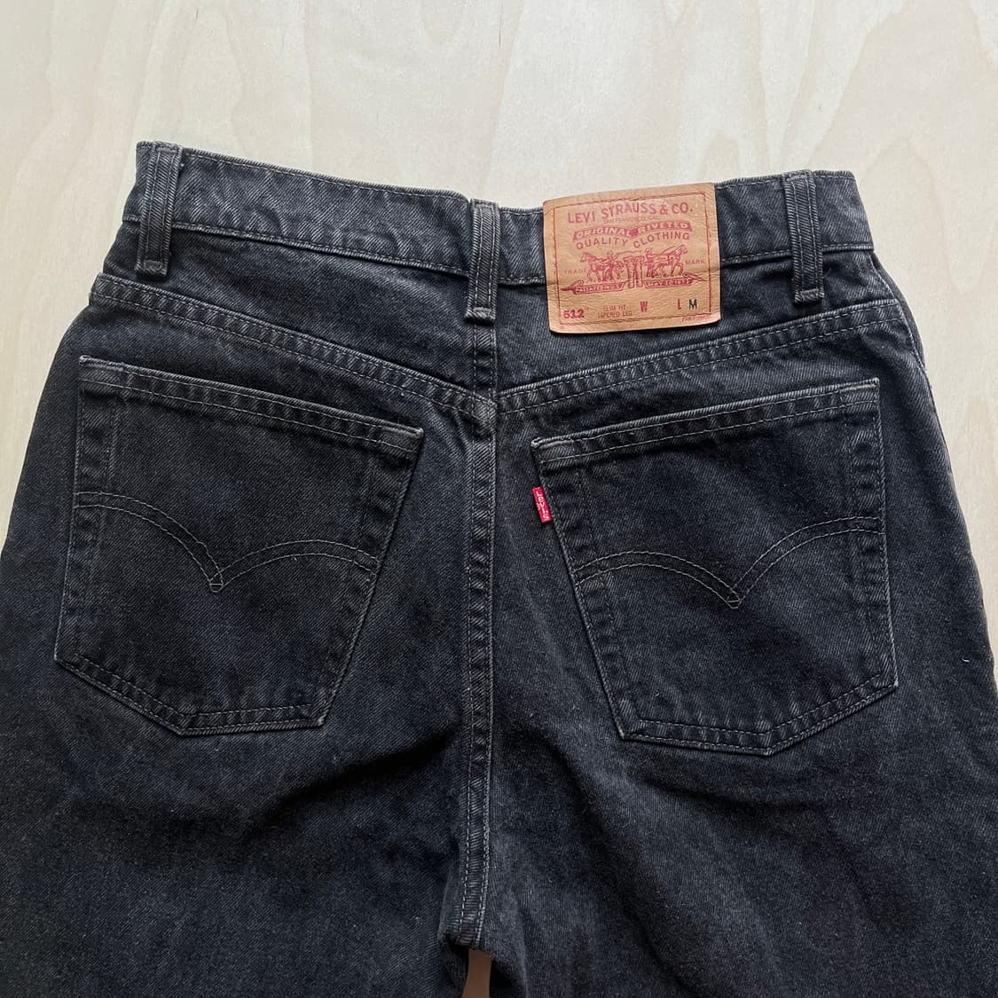 90’s Levi’s 512 Black Denim pants (~27) 상품이미지5