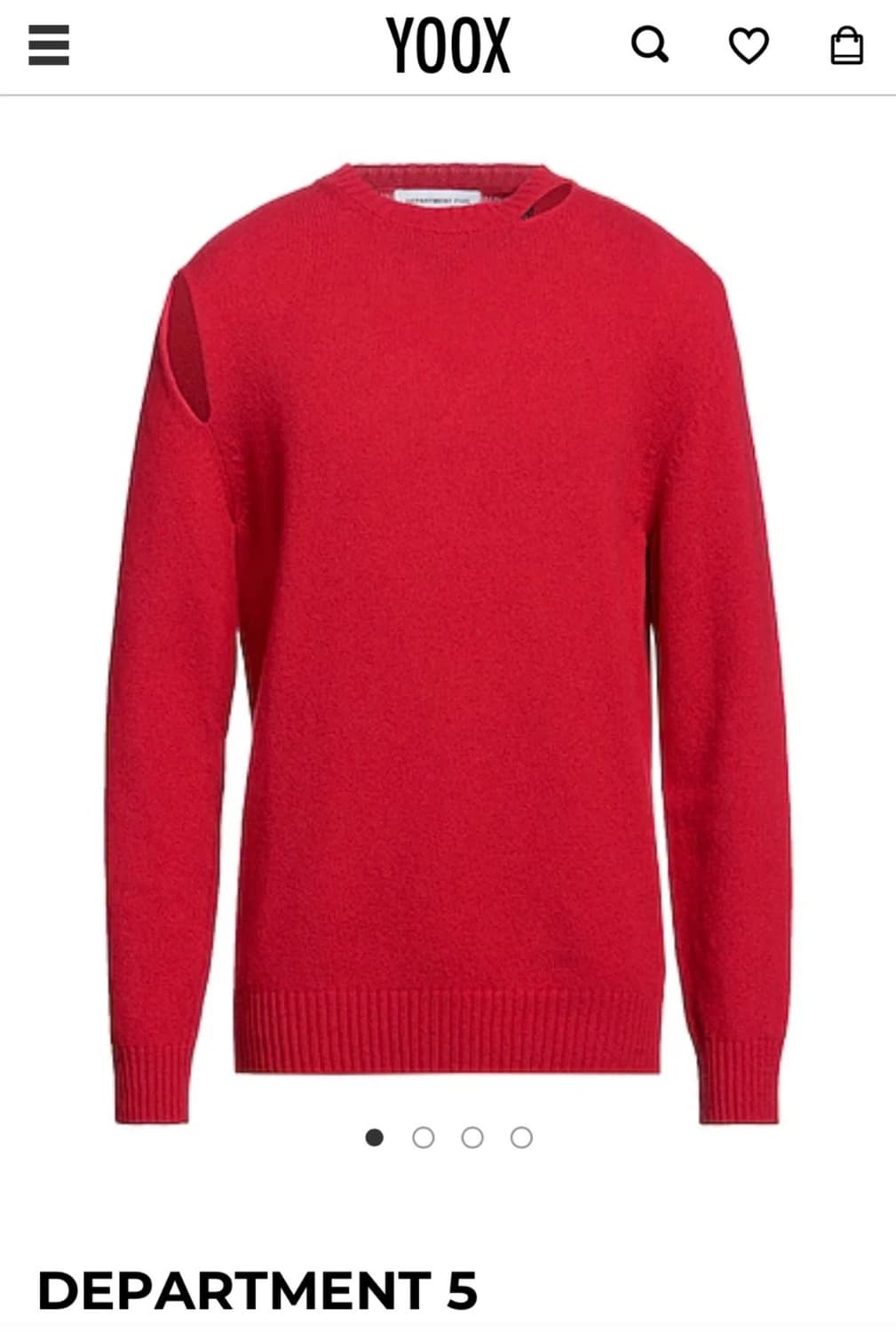 DEPARTMENT FIVE 컷아웃 니트 상품이미지6