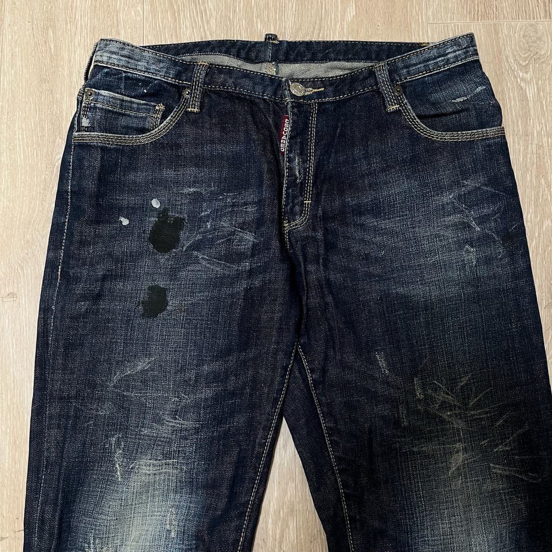 디스퀘어드2 여성 데미지 워싱 데님 청바지 50  상품이미지2
