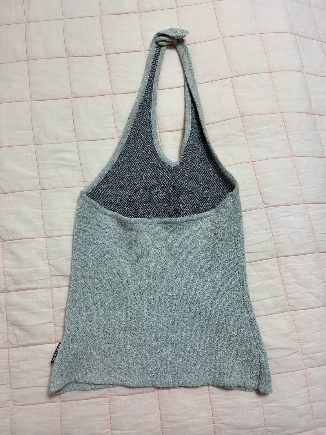 스컬프터 테리 그레이 홀터넥 상품이미지2