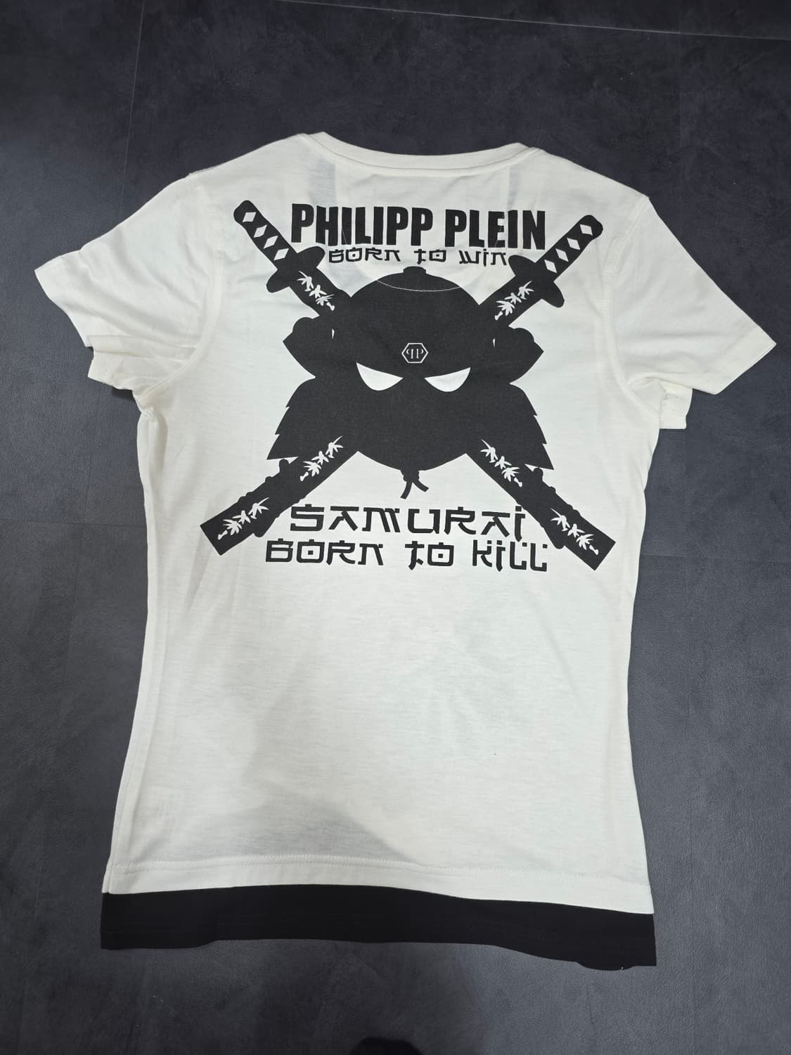 Philipp Plein V넥 Born to win samurai 티셔츠 상품이미지2