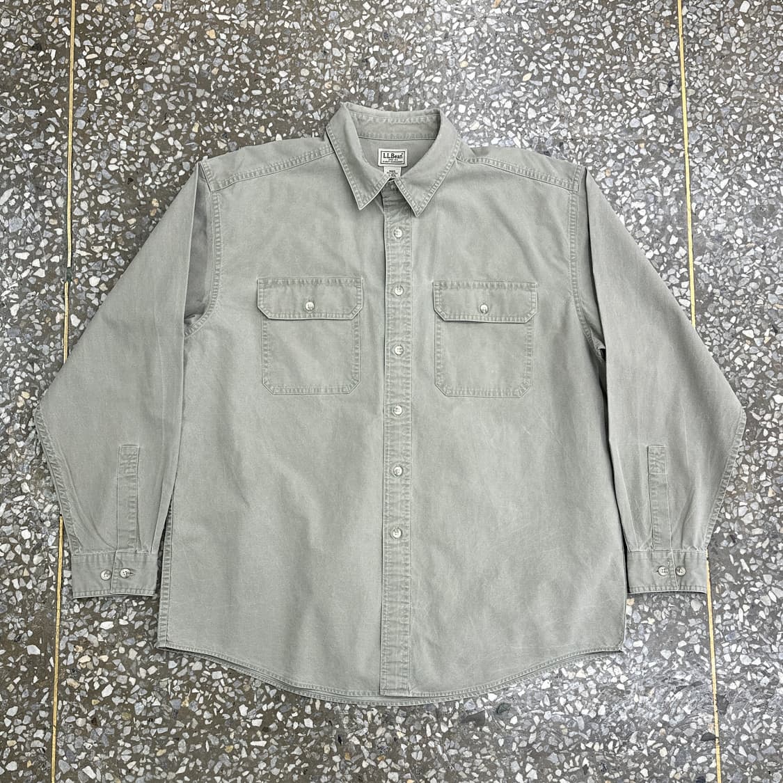 엘엘빈 코튼 워크 셔츠 L 상품이미지1