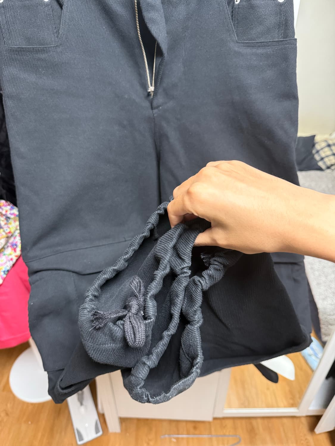 카미엔 타이탄 배기팬츠 블랙 2size 상품이미지3