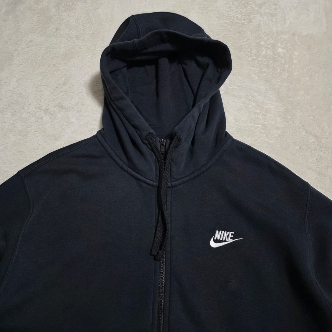 (M)나이키 후드집업 블랙 상품이미지2