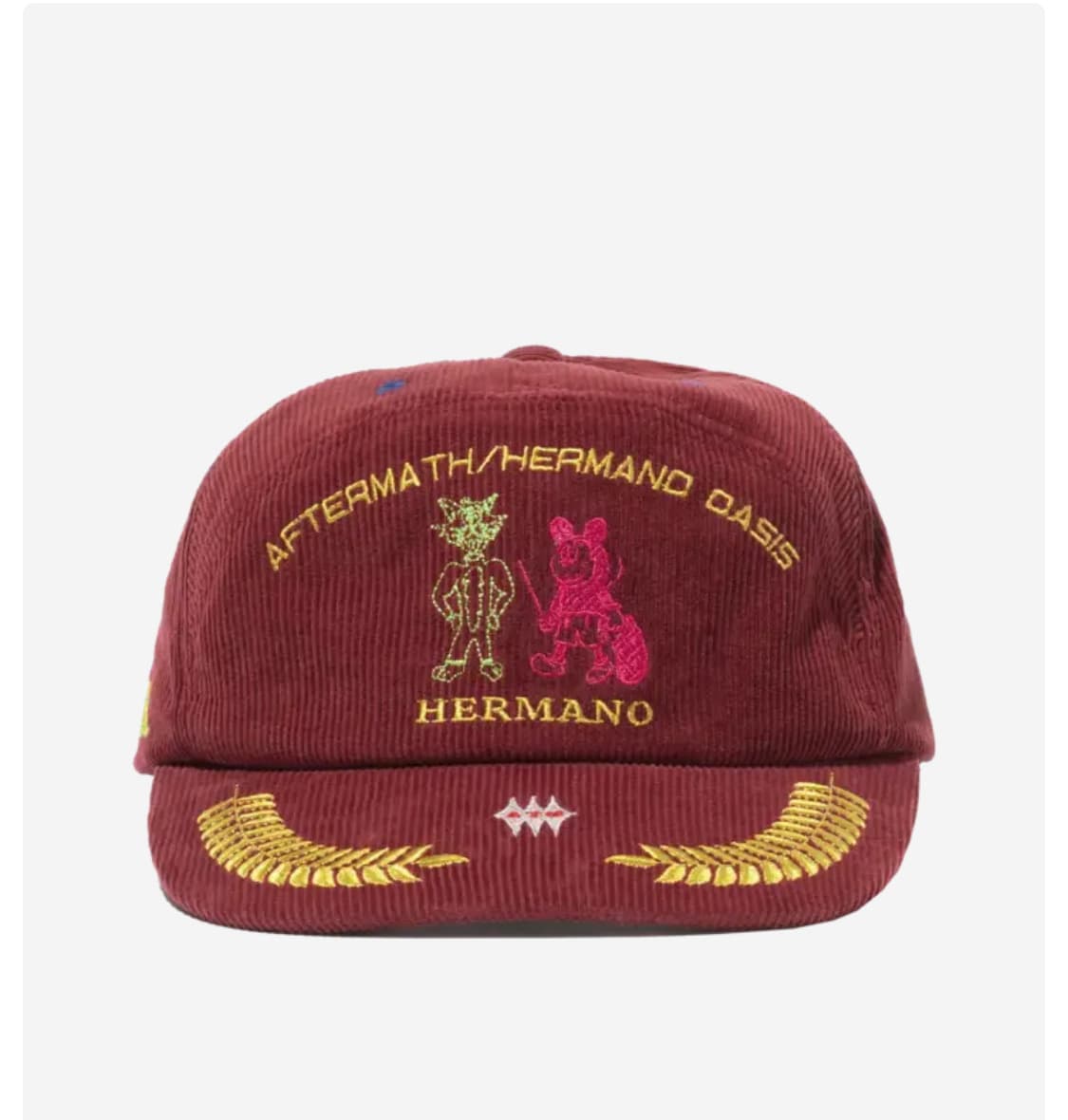 (새상품)AFTERMATH 애프터매스 데드 캣 볼 캡 버건디 상품이미지1