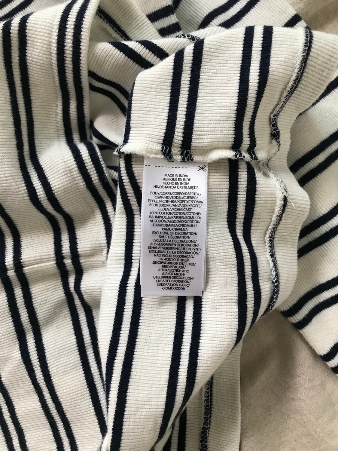 폴로 랄프로렌 포니로고 스트라이프 와플 롱슬리브니트 상품이미지9