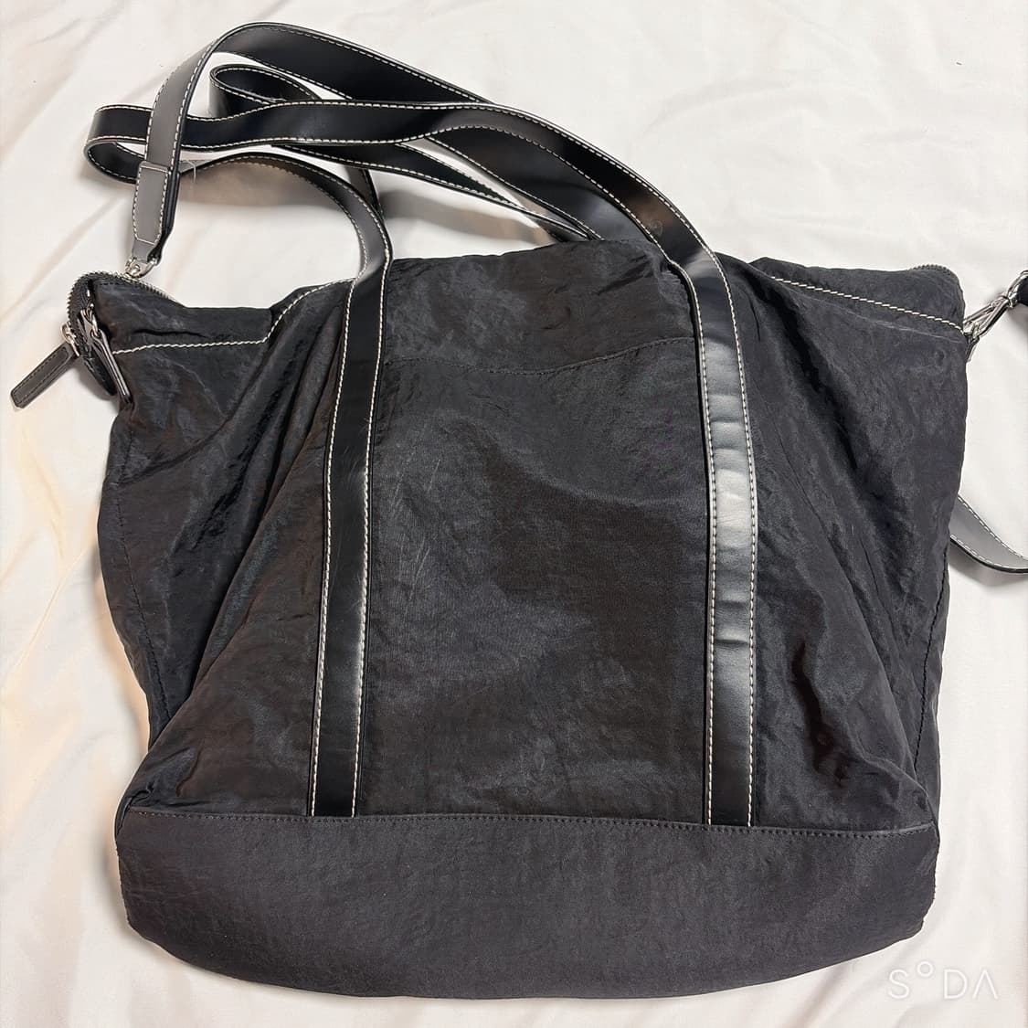 마뗑킴 패브릭 쇼퍼백 블랙 상품이미지2