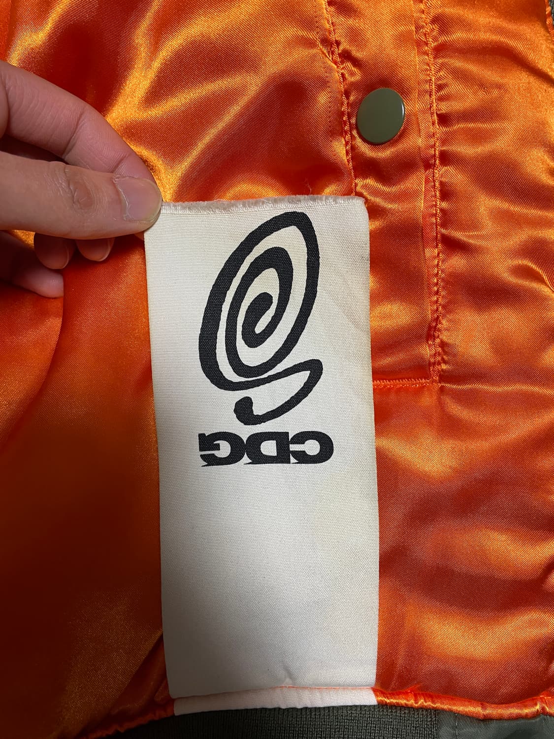 스투시 x CDG MA-1 자켓 올리브 상품이미지9