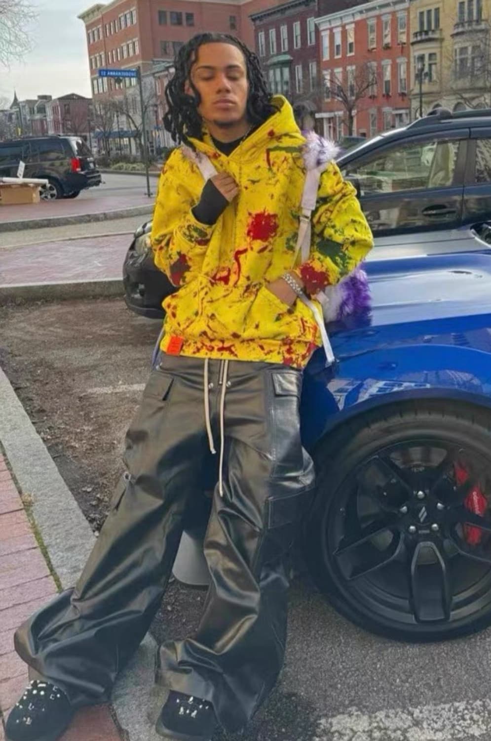 ( 초레어) GIVENCHY 마쉬멜로우 스터드 장식 스웨이드 블랙 뮬 상품이미지3