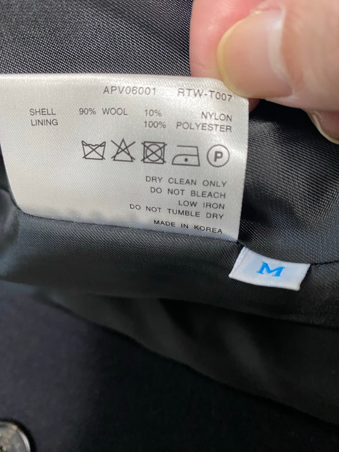 [m] 애프터프레이 투어리스트 발마칸 코트 네이비 상품이미지3