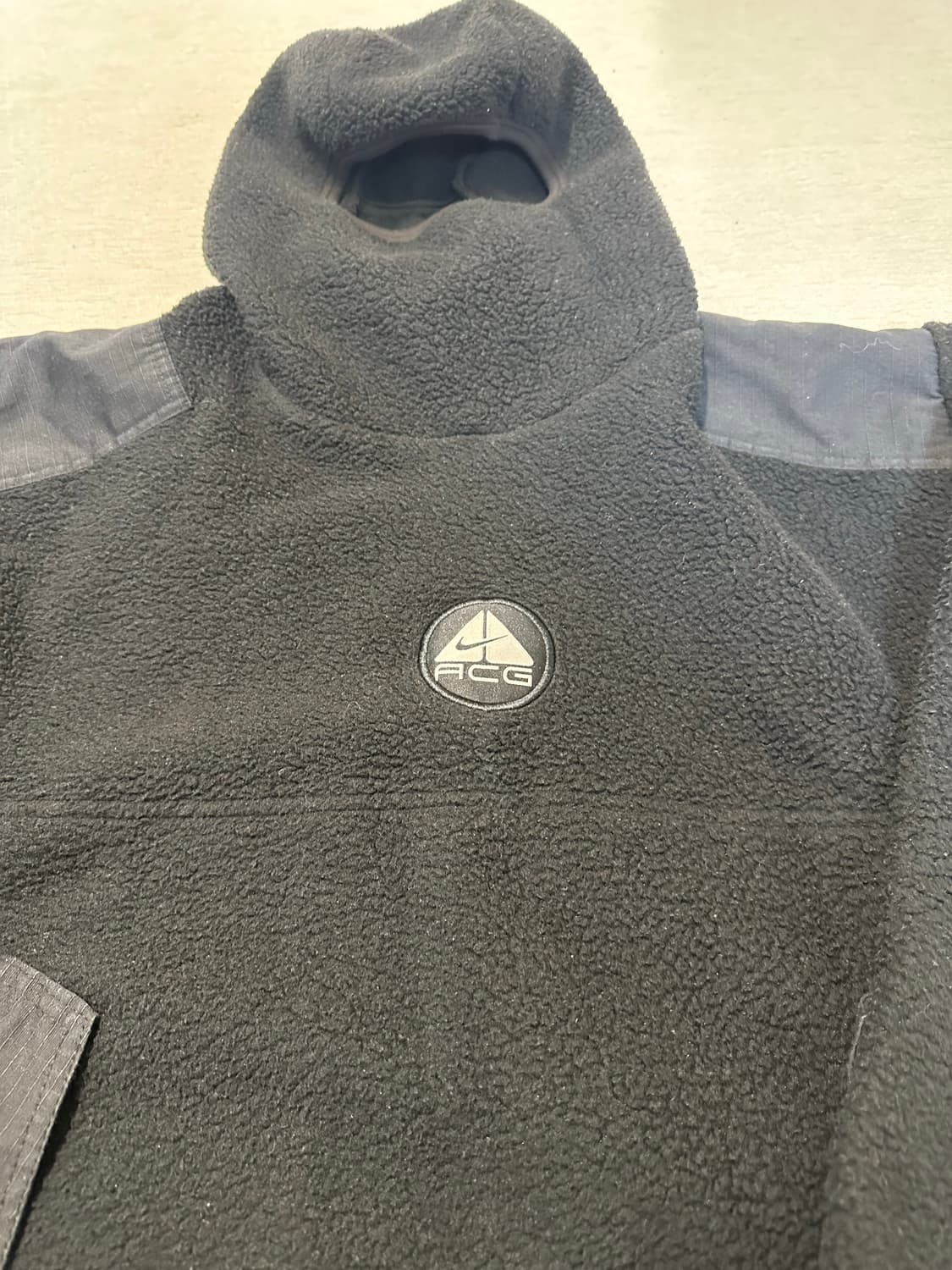 (S)90s 나이키 acg 닌자플리스 후드 블랙 usa 상품이미지7