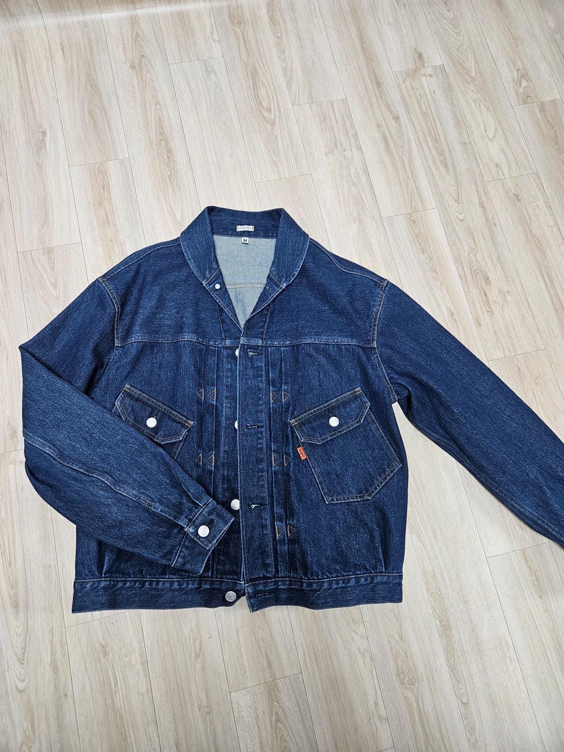 올리브드랩서비스 페이크 세일러 데님자켓 상품이미지2