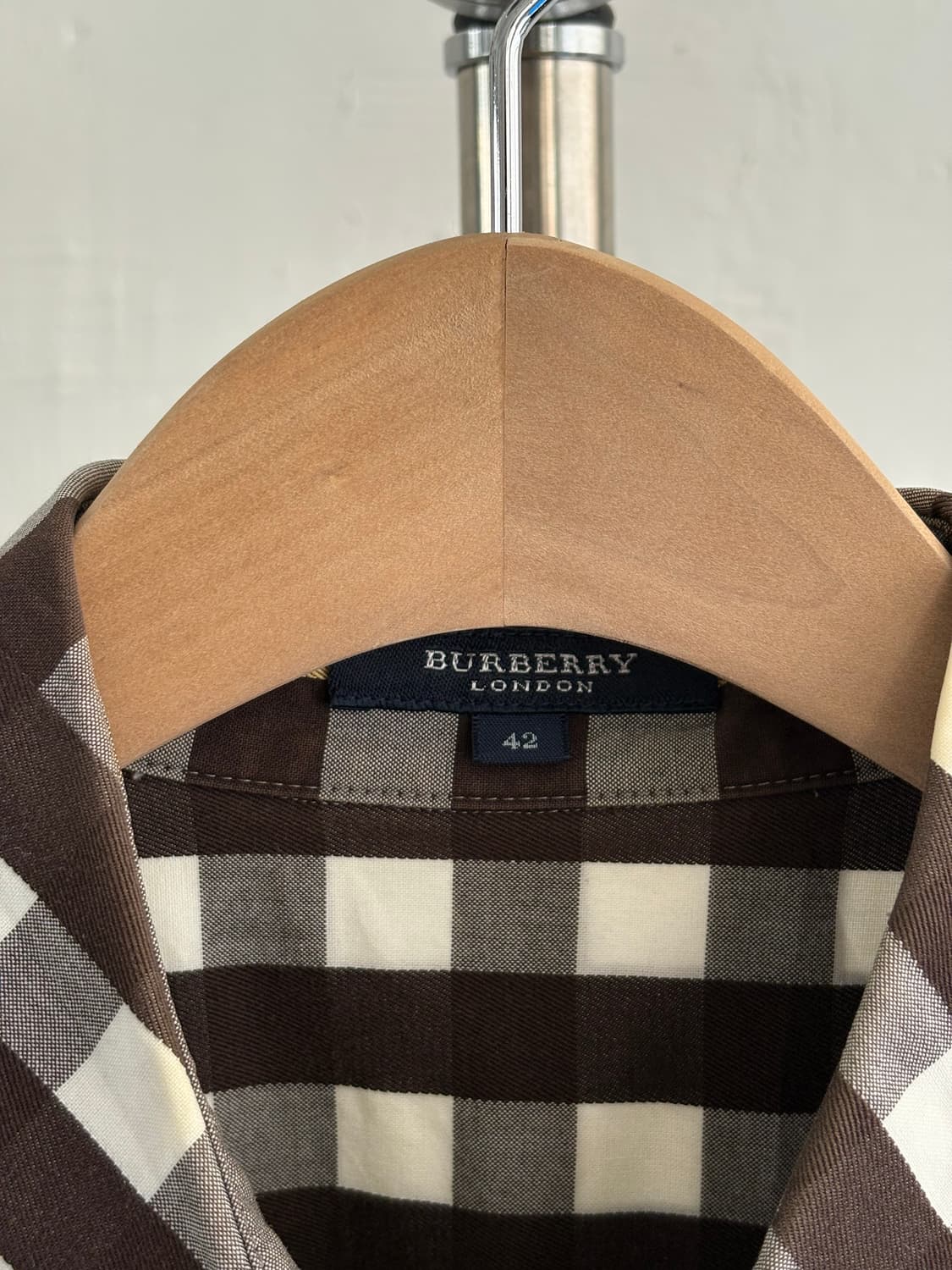 Burberry 버버리 체크 벨티드 셔츠 원피스 상품이미지3