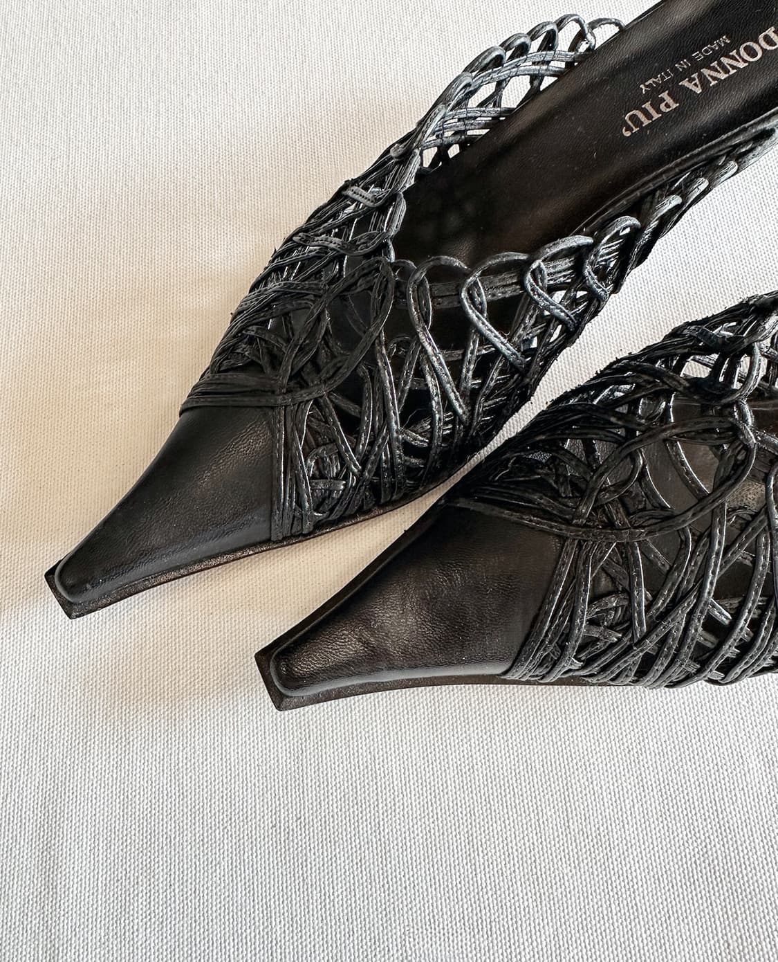 Donna Più lace detail mules 245 상품이미지4