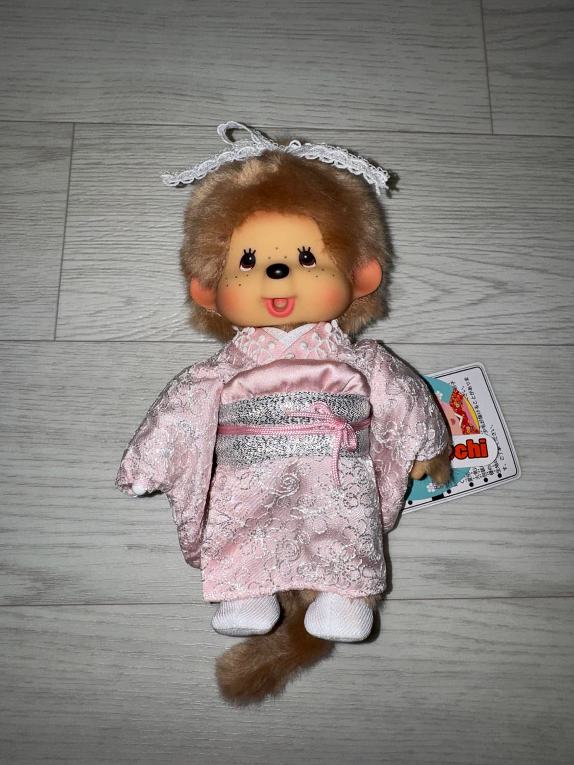 밀크티 브라운 기모노 몬치치 새상품입니다. 상품이미지1