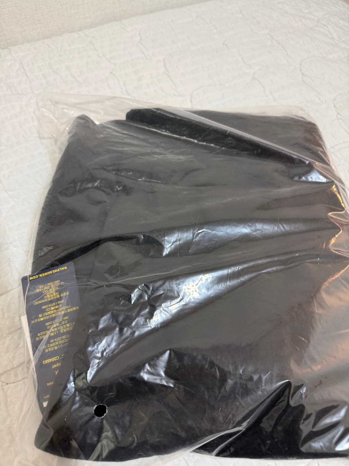 폴로 블랙 맨투맨(새상품) 상품이미지4