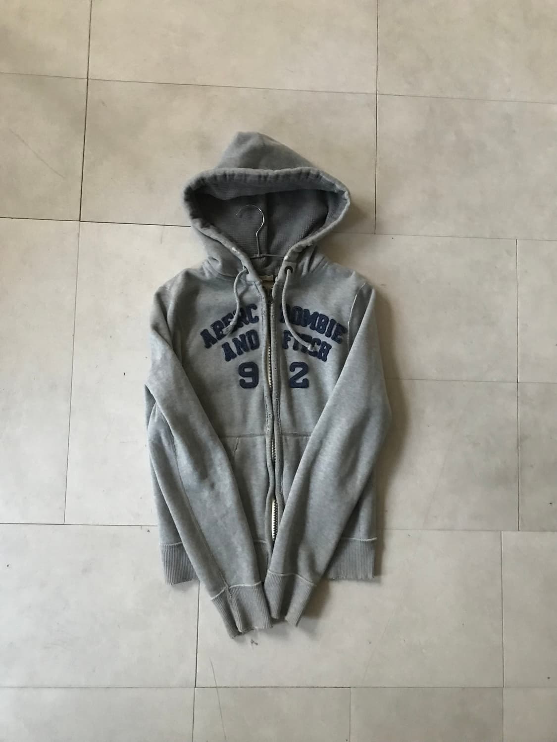 아베크롬비 그레이 네이비 후드집업 상품이미지6