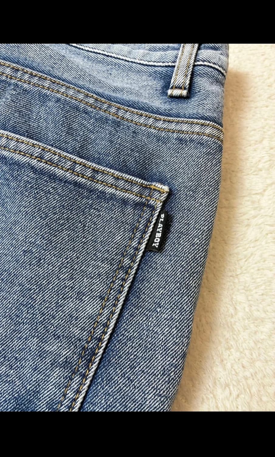 위켄더스 x 플레이보이 24ss 커버 데님 팬츠 PN7006 상품이미지8