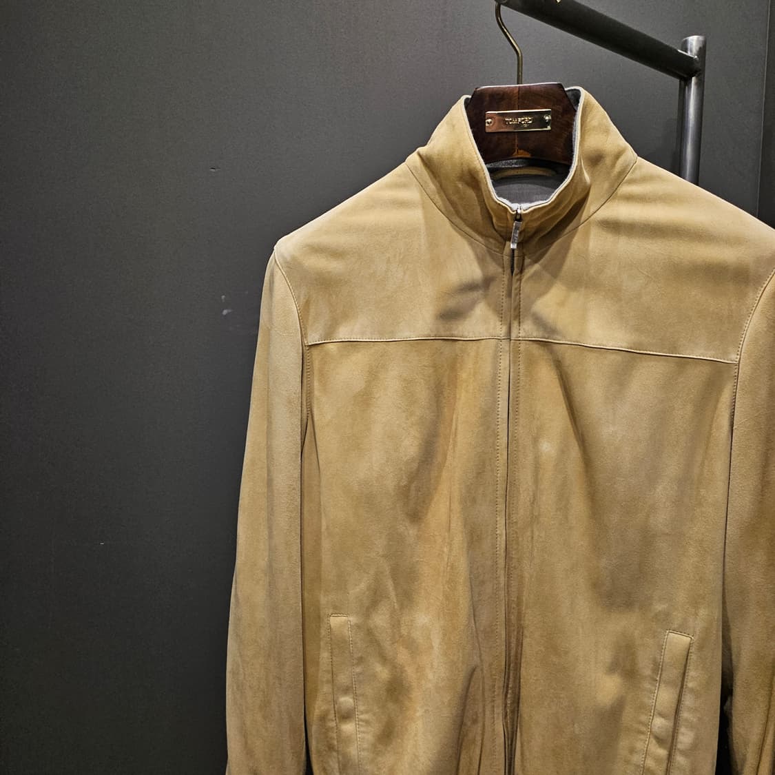 로로피아나 키드스킨 스웨이드 집업 자켓 상품이미지3