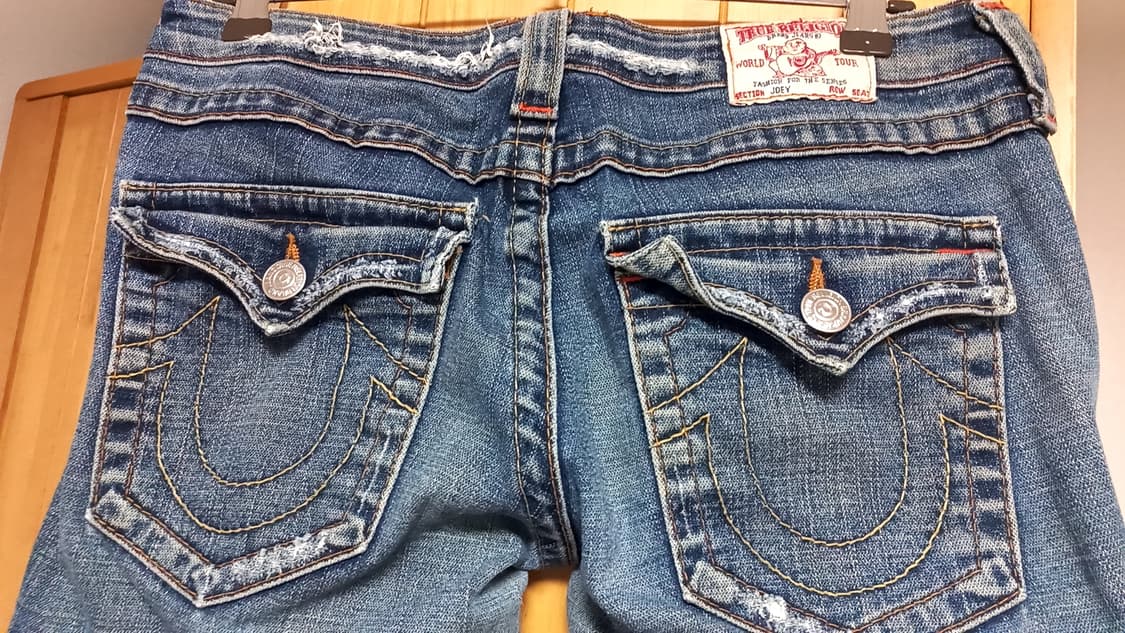 트루릴리젼 truereligion Joey row seat 부츠컷 팬츠 상품이미지1