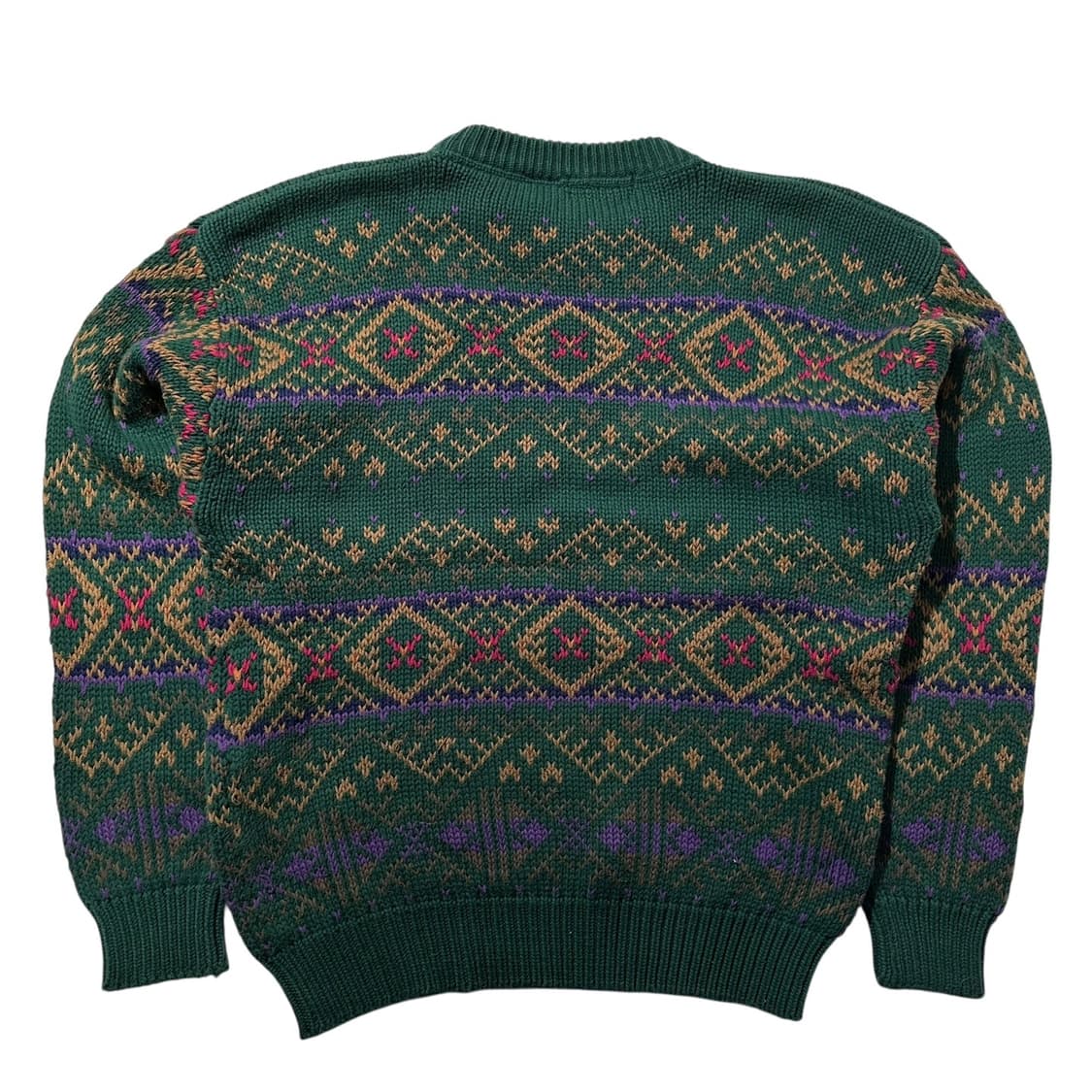 에디바우어 페어아일 패턴 라운드 니트 상품이미지3