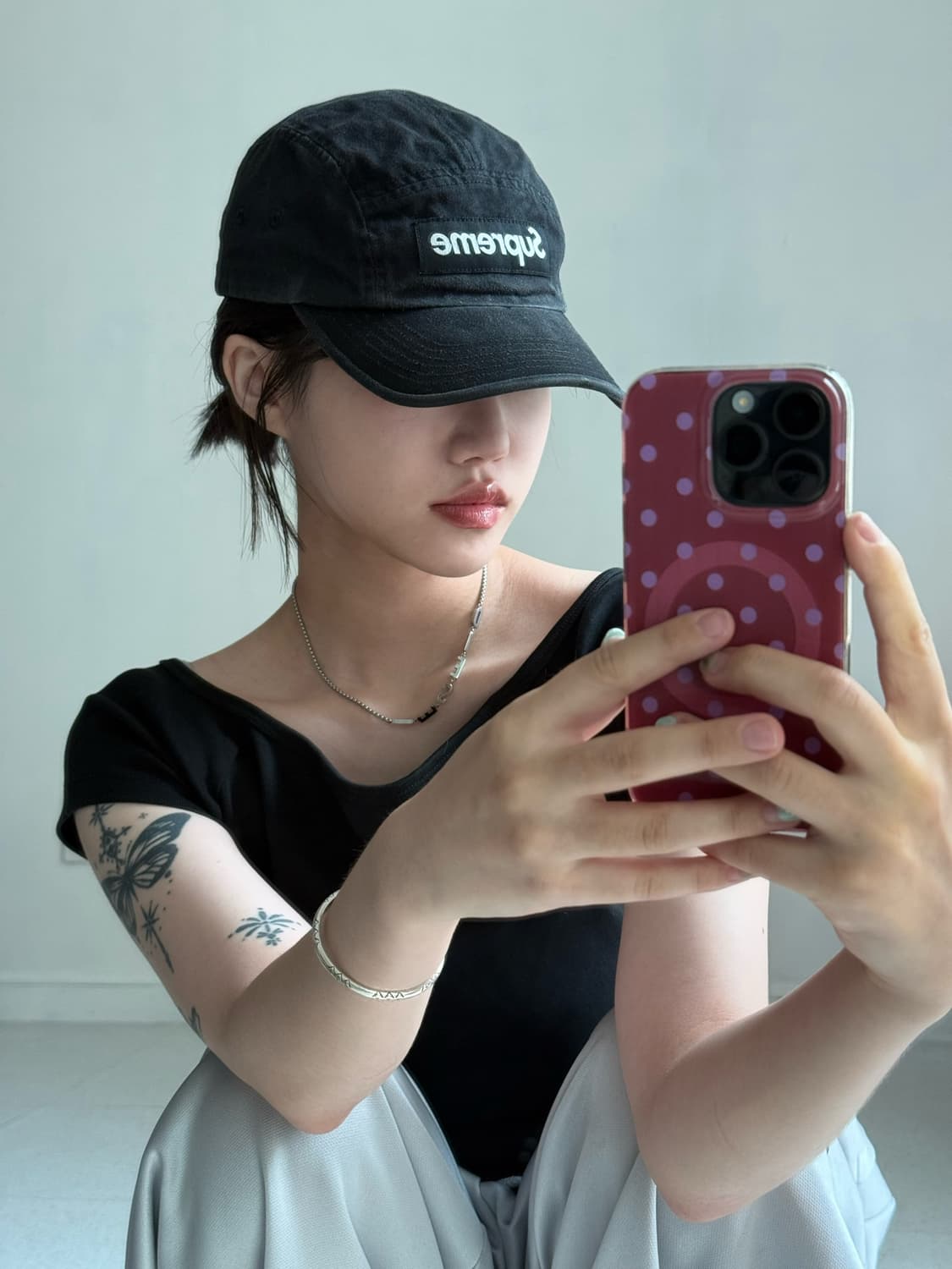 슈프림 워시드 캡 상품이미지1