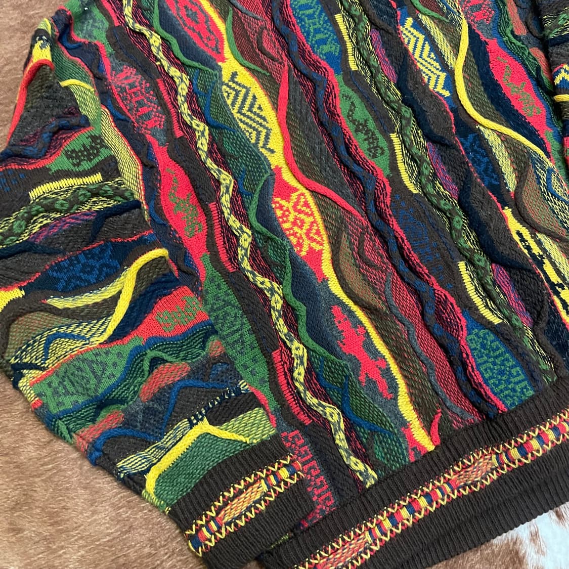 빈티지 케이블 니트 상품이미지3