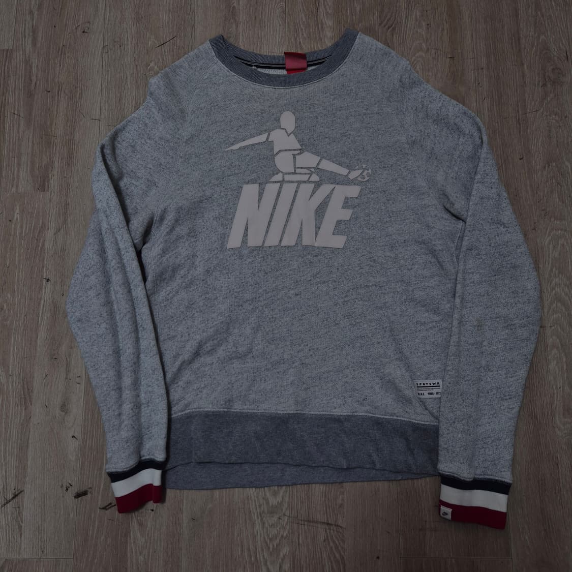 나이키 빅로고 배색 시보리 맨투맨 M(95) 상품이미지1