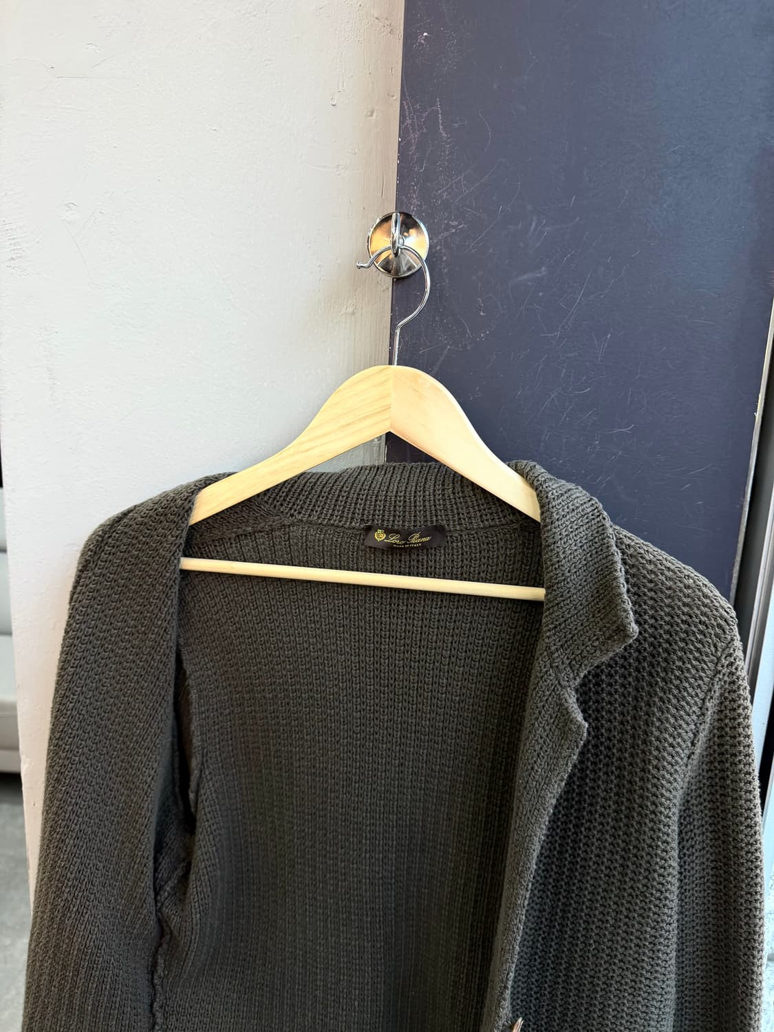 .IT44/ 로로피아나 와플 스웻 니팅 가디건 상품이미지5