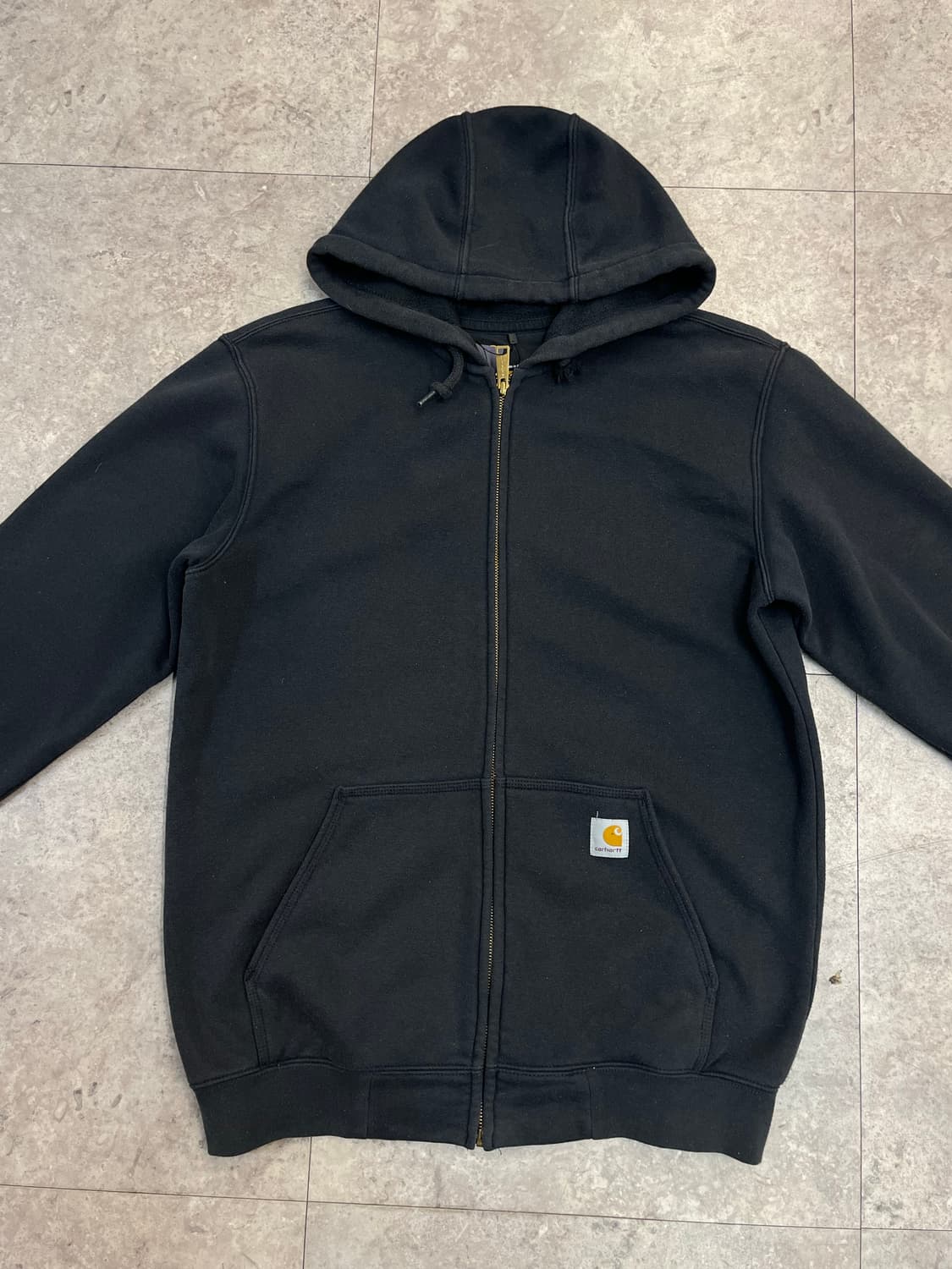 칼하트 기모 후드집업 블랙 M #csz2494 상품이미지5