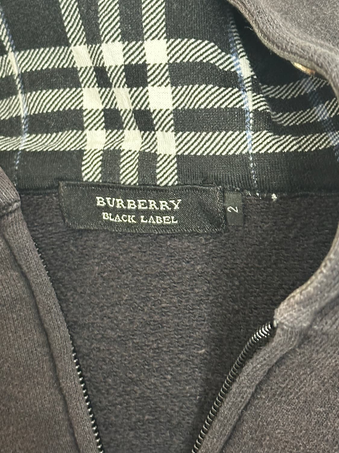 버버리 후드집업 블랙라벨  상품이미지3