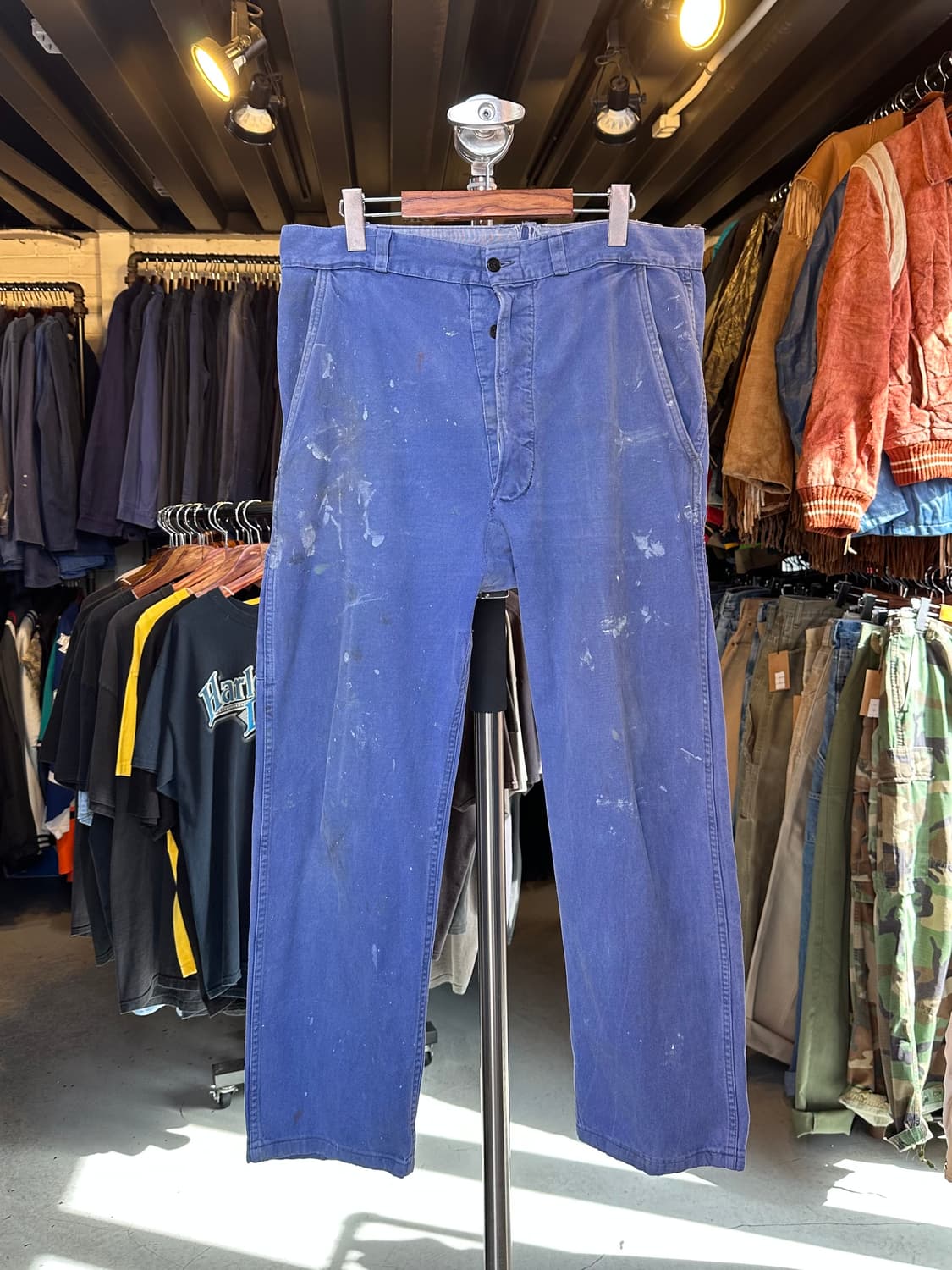 프렌치워크웨어 페인팅 프렌치 워크팬츠 상품이미지1