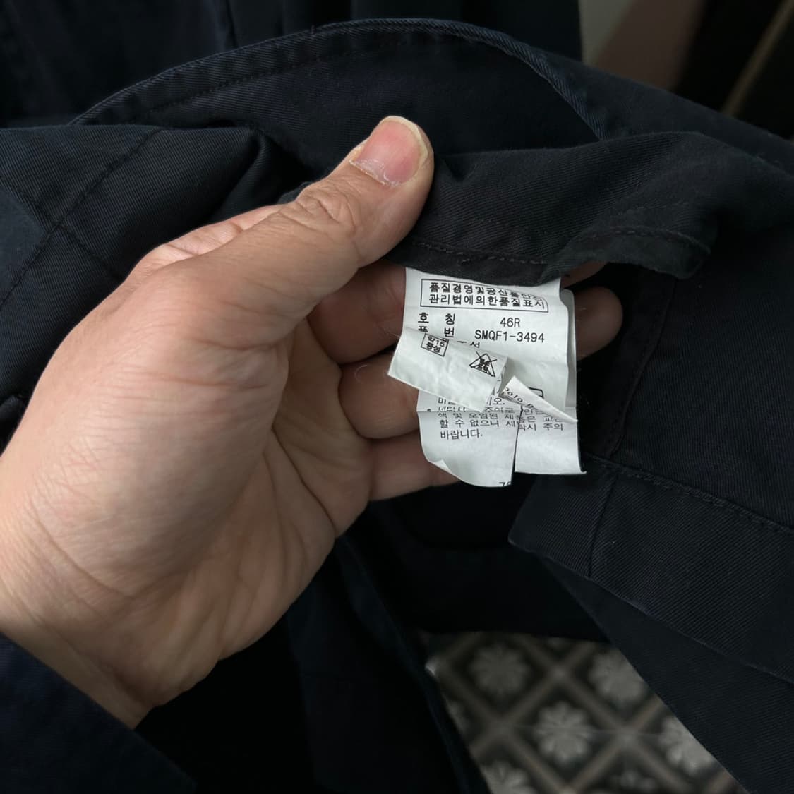 16497 - 폴로 랄프로렌 블랙 블레이저 자켓 (46R) 상품이미지5