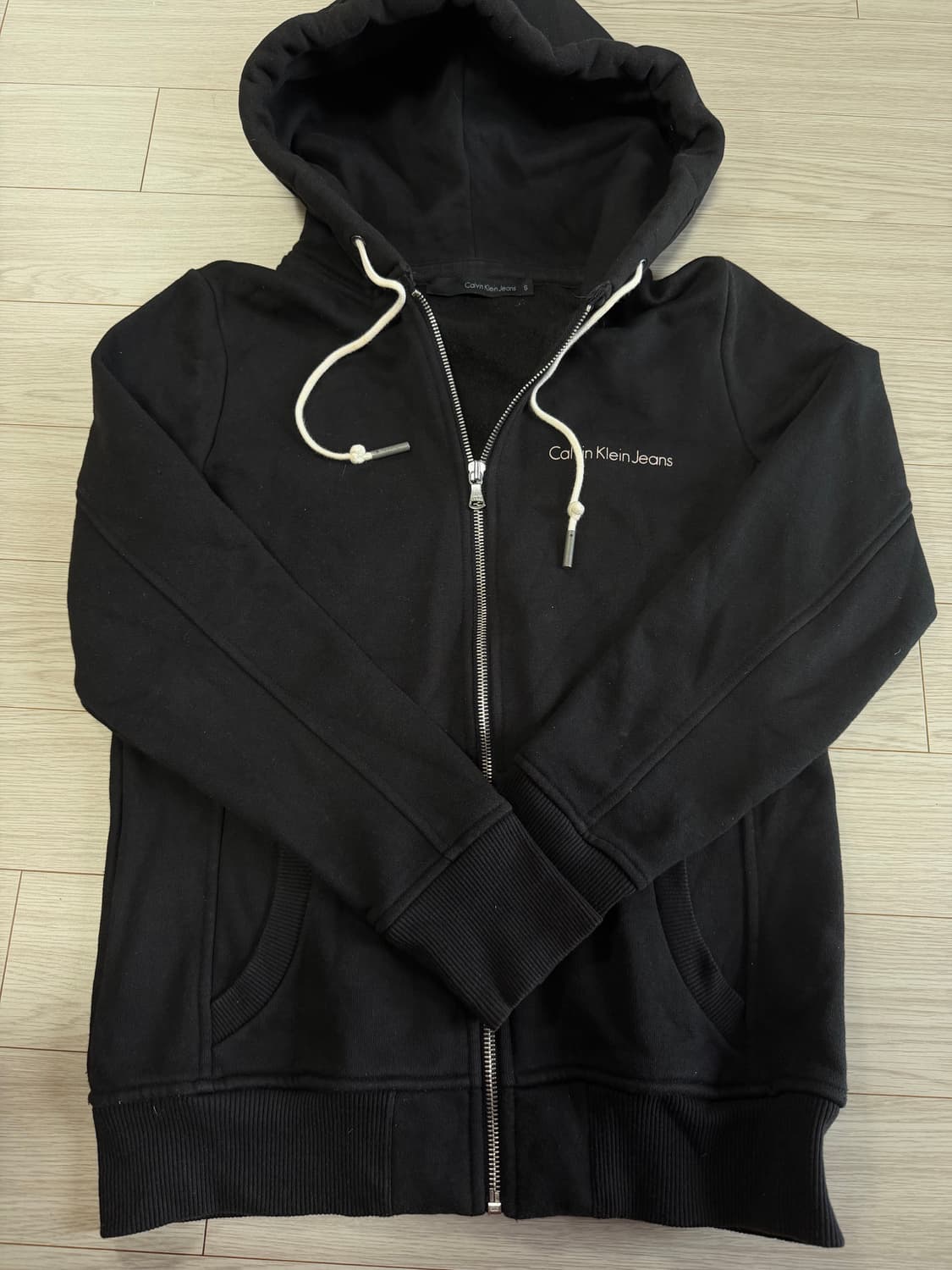 켈빈클라인 블랙 후드집업 s 상품이미지2